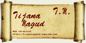 Tijana Magud vizit kartica